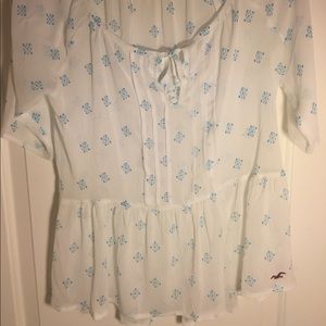 Off shoulder peplum top